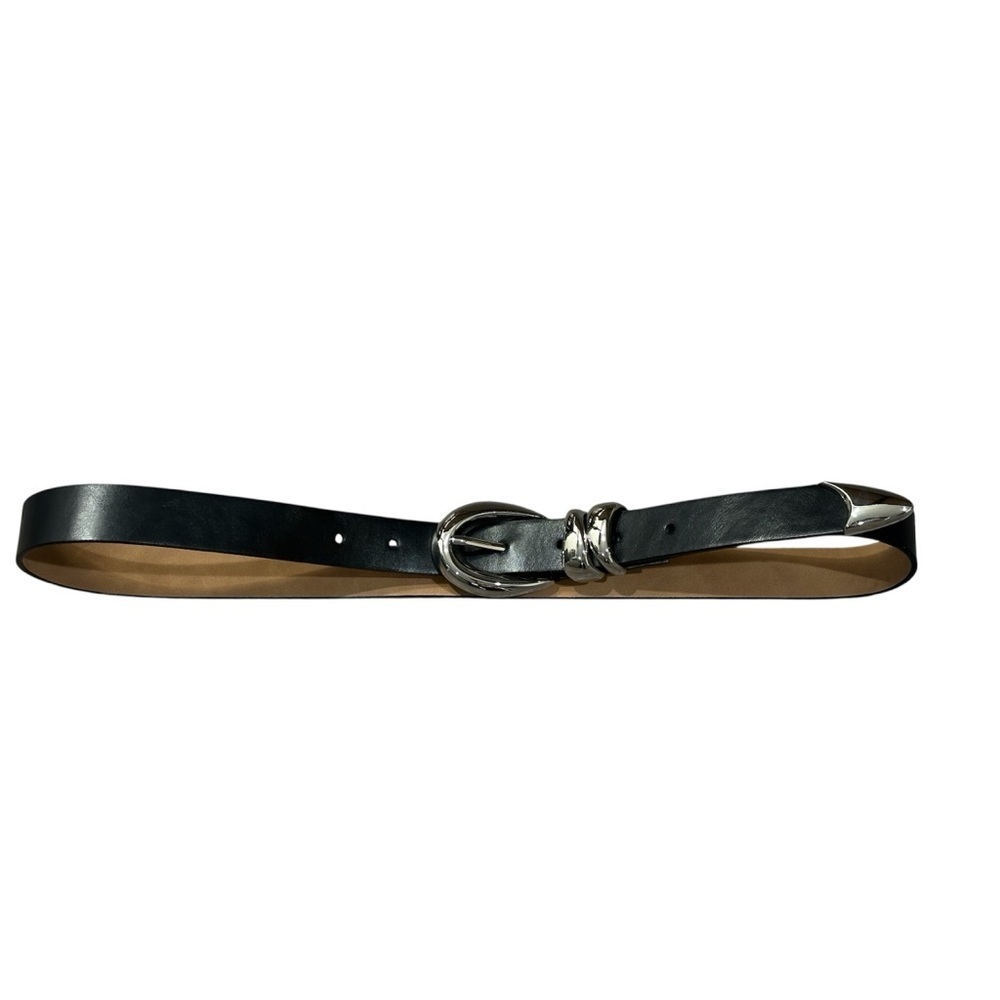 A New Day Women’s Belt | Black w/ Silver Buckle